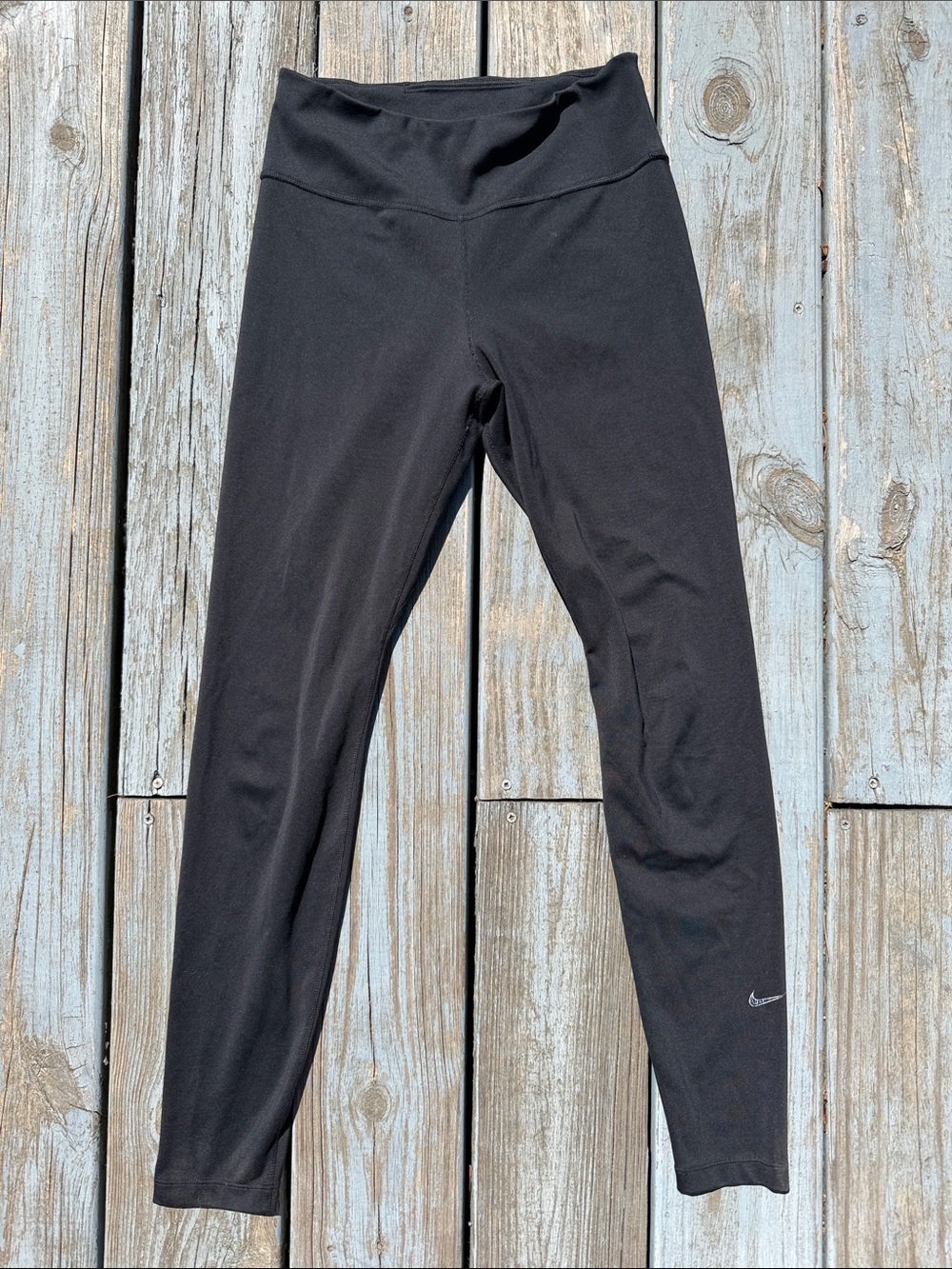 Nike Black Womens Dri-Fit High-Waist Leggings